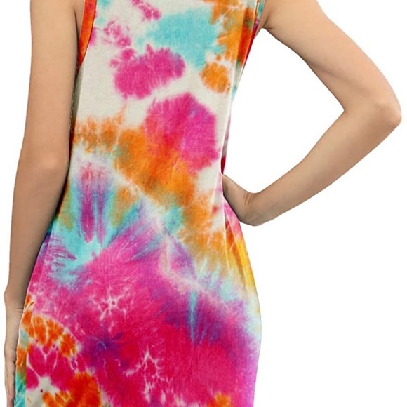 Summer Short Tshirt Dress Casual Mini Shirt Sundress.    (Brand new in package) - Picture 5 of 7